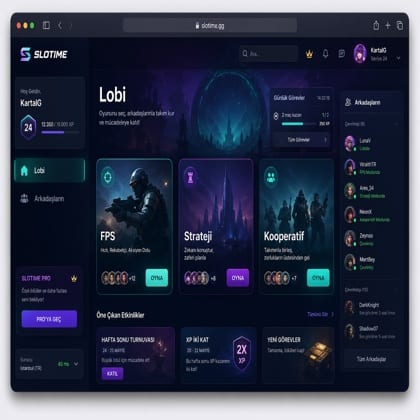 Slotime Platform Ekran Görüntüsü